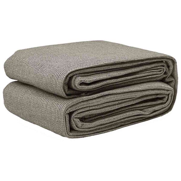 vidaXL Tappeto da Tenda Grigio chiaro 500 &times; 300 cm Polietilene