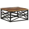 vidaXL Tavolino da Salotto 68x68x35 cm in Legno Massello di Recupero
