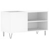vidaXL Mobile Porta Dischi Bianco 85x38x48 cm in Legno Multistrato