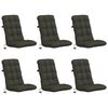 vidaXL Cuscini per Sedia Alta in 6 Pezzi VIANEN 6 pz 100% Poliestere