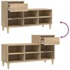 vidaXL Scarpiera Rovere Sonoma 102x36x60 cm in Legno Multistrato