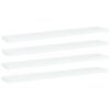 vidaXL Ripiani per Libreria 4pz Bianchi 60x10x1,5 cm Legno Multistrato