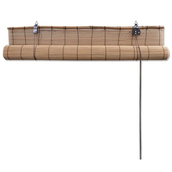 vidaXL Tenda Avvolgibile in Bamb&ugrave; 150x160 cm Marrone