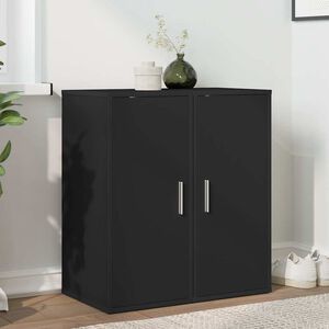 vidaXL Scarpiere 2 pz Nere 32x35x70 cm in Truciolato