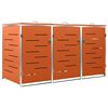 vidaXL Copribidone per Spazzatura Singolo 69x77,5x115cm Acciaio Inox