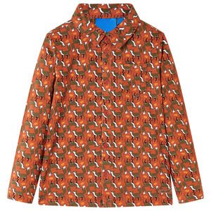Camicia per Bambini Ruggine Chiaro 92