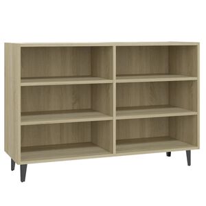 vidaXL Credenza Rovere Sonoma 103,5x35x70 cm in Legno Multistrato