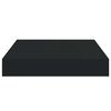 vidaXL Scaffale a Parete Nero 23x23,5x3,8 cm in MDF