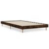 vidaXL Giroletto senza Materasso Rovere Fumo 90x200 cm in Truciolato