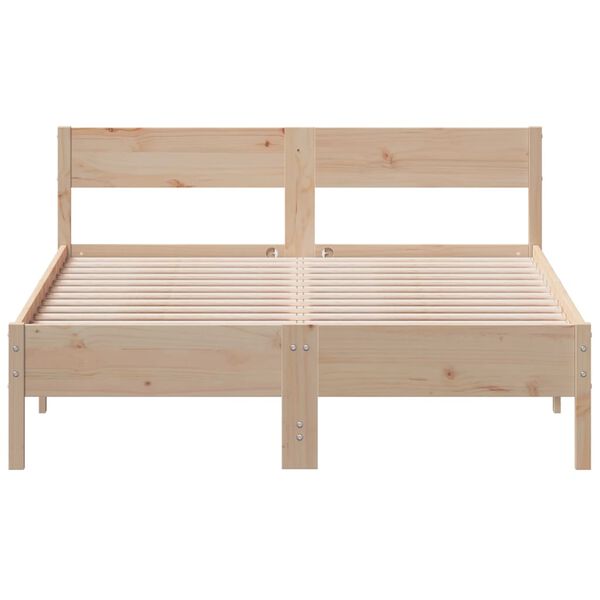vidaXL Letto senza Materasso 150x200 cm in Legno Massello di Pino