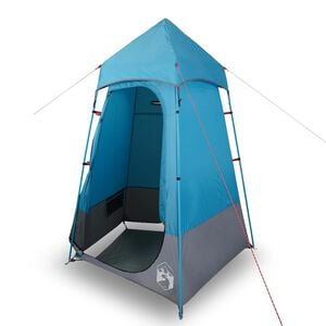 vidaXL Tenda per Toilette Blu Impermeabile