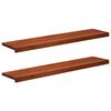 vidaXL Soglie per finestre 2 pz Marrone 110 x 25 x 2 cm