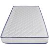 vidaXL Letto con Materasso Memory Foam in Similpelle 180x200 cm