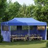 vidaXL Tenda Party Blu 291 x 580 x 315 cm Tessuto Oxford