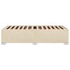 vidaXL Giroletto senza Materasso Crema 90x200 cm in Tessuto