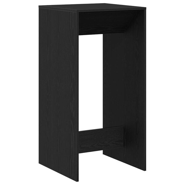 vidaXL Tavolo da bar Rovere Nero 51 x 50 x 103,5 cm Legno multistrato
