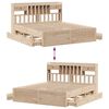 vidaXL Letto Libreria senza Materasso 180x200 cm in Legno di Pino