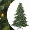 vidaXL Albero di Natale Artificiale con Rami Pieghevoli Verde 240 cm