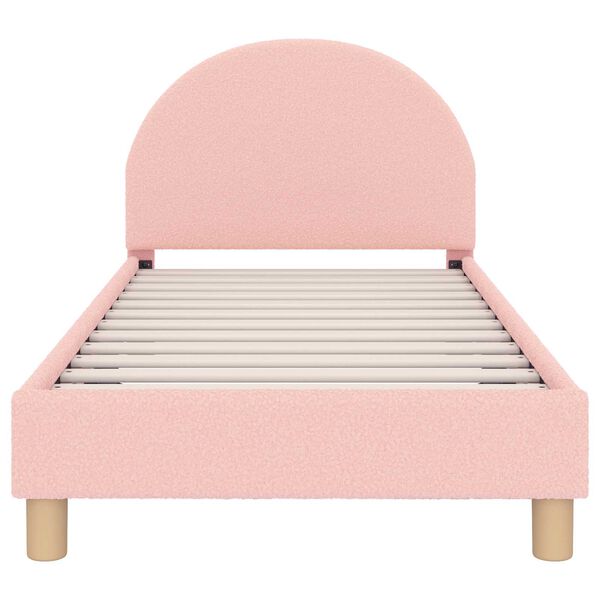 vidaXL Struttura letto bambini con testata Rosa 80 x 160 cm