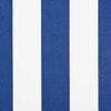 vidaXL Tenda Retrattile Blu e Bianco 400 &times; 300 cm