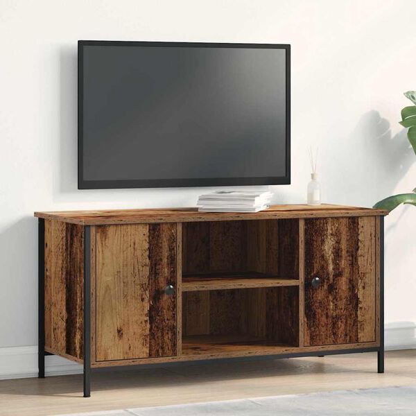 vidaXL Mobile TV Legno vecchio 100 x 40 x 50 cm Legno multistrato