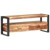 vidaXL Mobile Porta TV 120x35x45 cm Legno Massello con Finitura Ambra