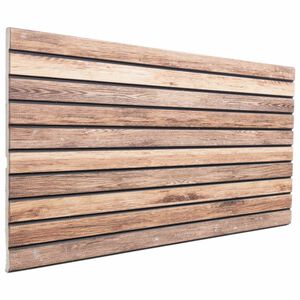 vidaXL Pannelli da parete 5 pz 100 x 50 cm Marrone Chiaro Schiuma EPS
