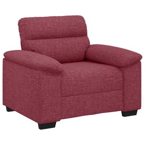 vidaXL Poltrona Rosso Vino 100x81x84 cm in Tessuto