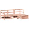 vidaXL Set Divani da Giardino 4 pz in Legno Massello Abete Douglas