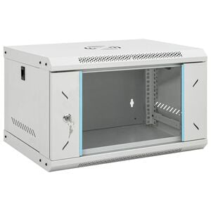 vidaXL Armadietto di rete Grigio 530 x 400 x 300 mm Acciaio