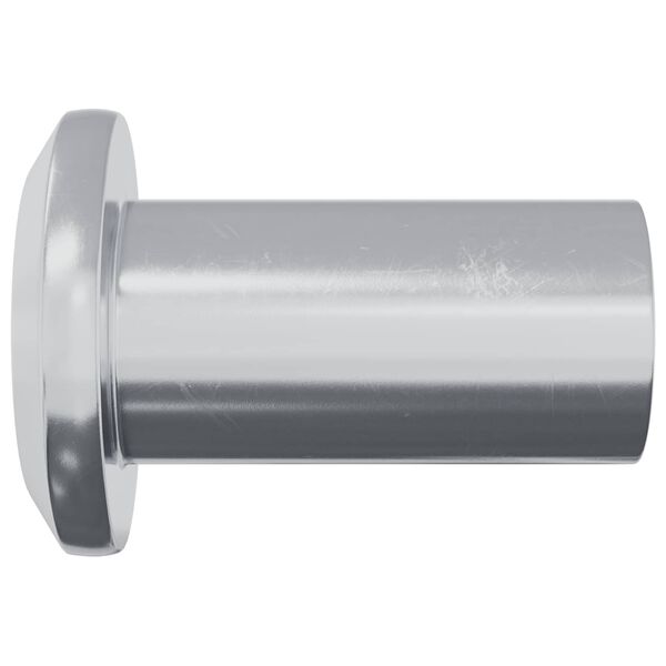 vidaXL Dado a bloccaggio 2 pcs Nichel M6 x 15 mm Acciaio