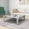 vidaXL Tavolino da Salotto Grigio Cemento 100x100x35 cm Truciolato