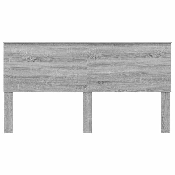 vidaXL Testiera Grigio Sonoma 200 cm Legno multistrato