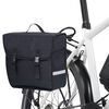 vidaXL Borsa Singola Bicicletta Impermeabile per Portapacchi 21 L Nero