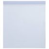 vidaXL Pellicola Statica Smerigliata Bianco 90x500 cm PVC