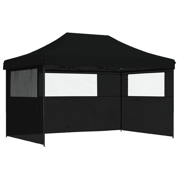 vidaXL Tenda Party Nero 292 x 440 x 315 cm Tessuto Oxford