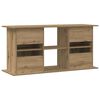 vidaXL Supporto per acquario artigianale in rovere 121x41x58 cm in legno ingegnerizzato