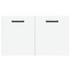 vidaXL Mobile a Parete Bianco 60x36,5x35 cm in Legno Multistrato