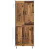 vidaXL Credenza Legno vecchio 69,5 x 34 x 180 cm Legno multistrato