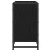 vidaXL Armadio per Lavabo da Bagno Rovere Nero 65 x 33 x 60 cm