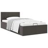 vidaXL Giroletto Idraulico Contenitore Grigio Scuro Tessuto 100x200cm