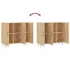 vidaXL Credenza Rovere Sonoma 90x34x80 cm in Legno Multistrato
