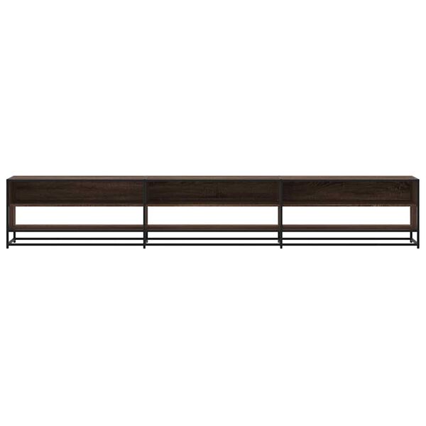 vidaXL Mobile TV Rovere Marrone 270x40x46 cm in Truciolato