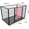 FLAMINGO Box per Cani Kazan M 109x72x72 cm Nero