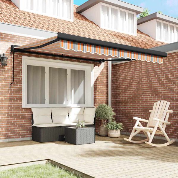 vidaXL Tenda da Sole Multicolore 350 x 250 x 165 cm