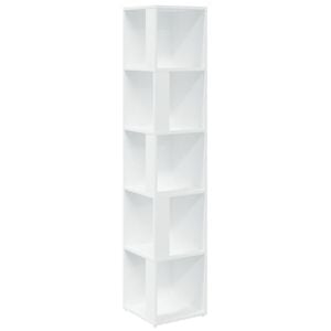 vidaXL Armadio Angolare Bianco 33x33x164,5 cm in Truciolato
