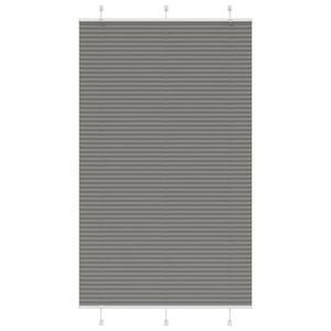 vidaXL Tenda Plissettata Antracite 115x200cm Larghezza Tessuto 114,4cm