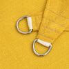 vidaXL Vela Parasole 160 g/m&sup2; Rettangolare Giallo 3,5x4,5 m in HDPE