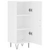 vidaXL Credenza Bianca 34,5x34x90 cm in Legno Multistrato