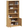 vidaXL Libreria VIGO 85x35x170 cm in Legno Massello di Pino